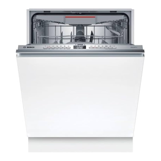 Bosch SMV4ECX10E Built-in Dishwasher Manuals