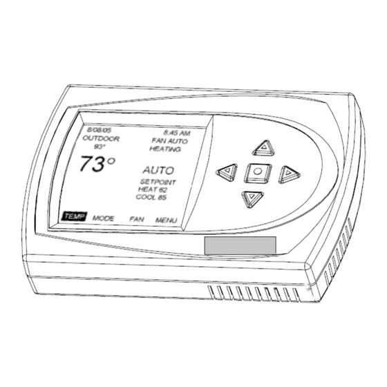 User Manuals: ICP TSTAT0406 Programmable Thermostat