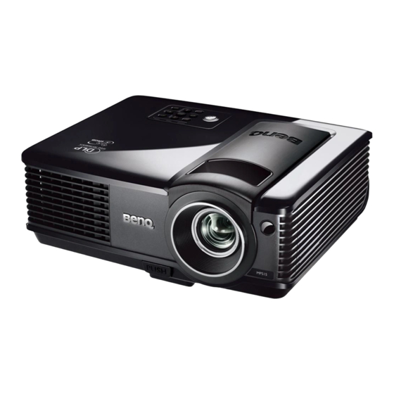 BenQ MP515 Product Service Manual