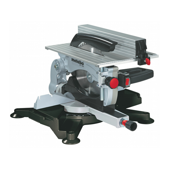 Metabo KGT 300 Original Operating Instructions