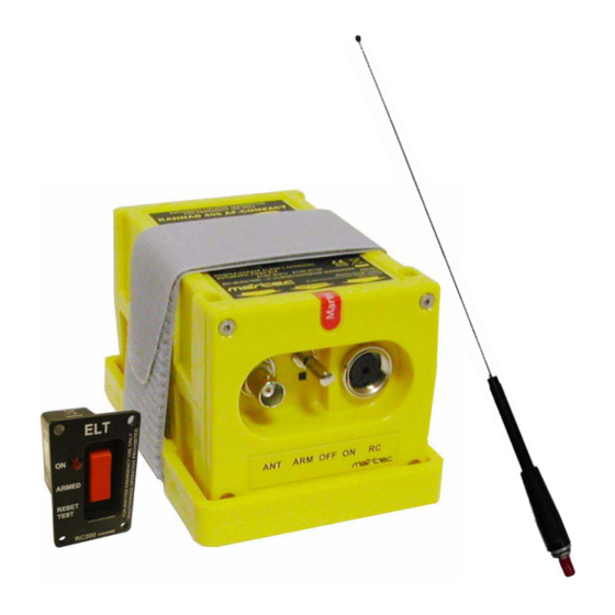 Kannad 406 AF-COMPACT Quick Installation Manual