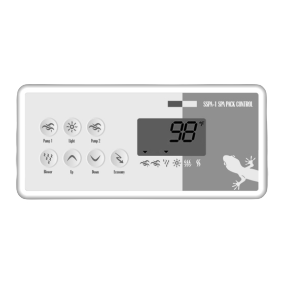 Gecko SSPA-1 SPA PACK Quick Reference Card