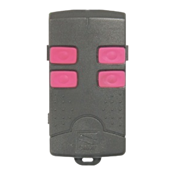 Allo RemoteControl CAME T434 Instructions