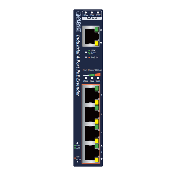Planet IPOE-E174 User Manual