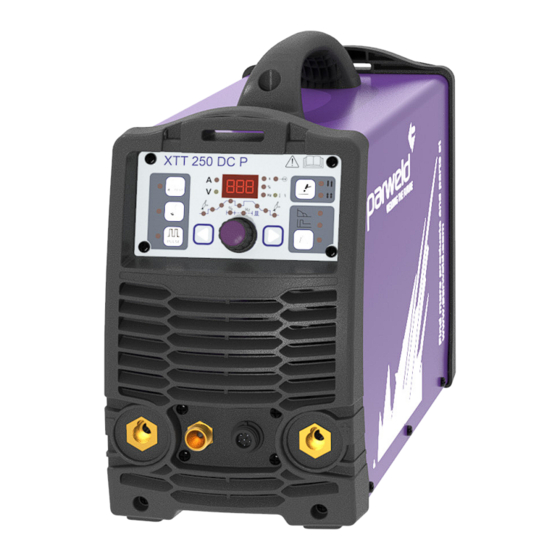 Parweld XTT 250 DC P Manual