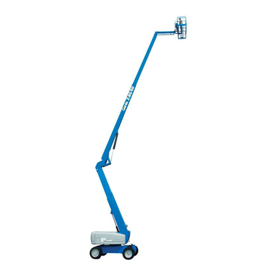 Terex Genie Z-80 Operator's Manual