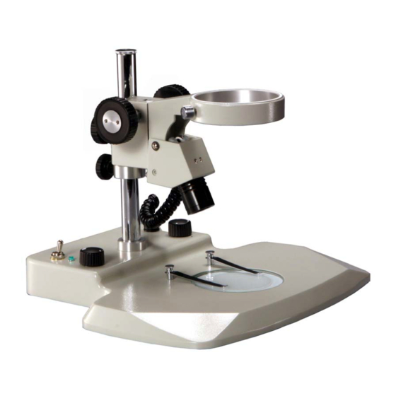 User Manuals: Meiji Techno PKL Microscope Stand