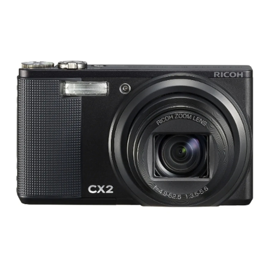 Ricoh CX2 User Manual