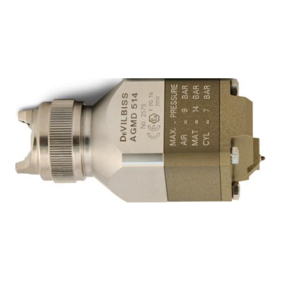 DeVilbiss AGMD Series Operating	 Instruction