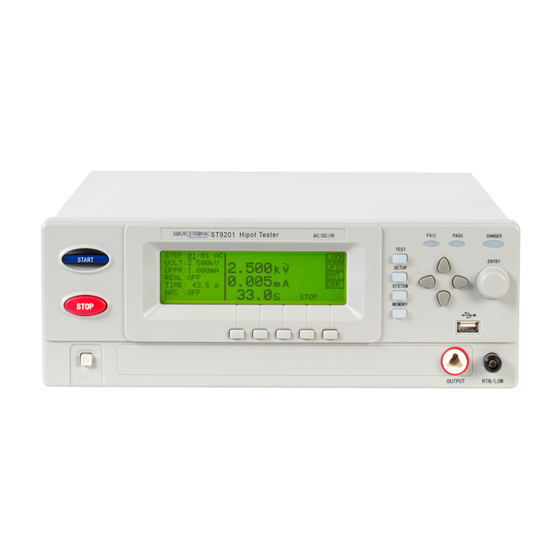 Sourcetronic ST9201 Series User Manual