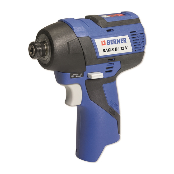 Berner BACIS BL 12V Original Instructions Manual