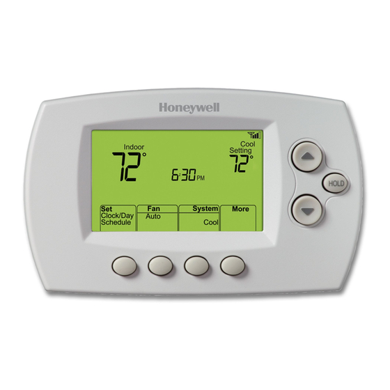 Honeywell Home RET97E5D Quick Start Manual