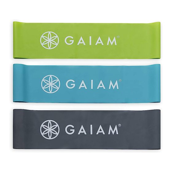Gaiam FLAT BAND LOOP Exercise Manual