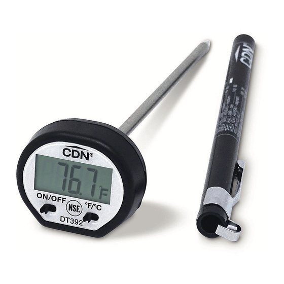 CDN ProAccurate DT392 Quick Manual