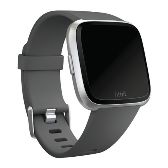Fitbit Zip VERSA LITE Quick Start Manual