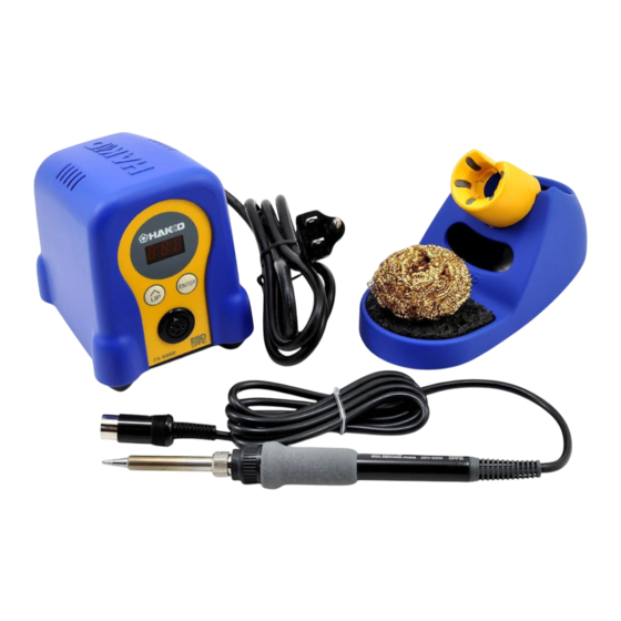 Hakko Electronics FX-888D How To Set Up