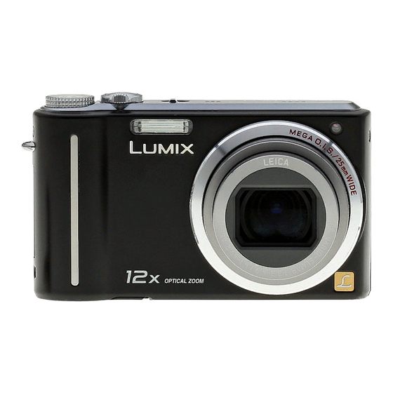 Panasonic DMC ZS1S - Lumix Digital Camera Manuals