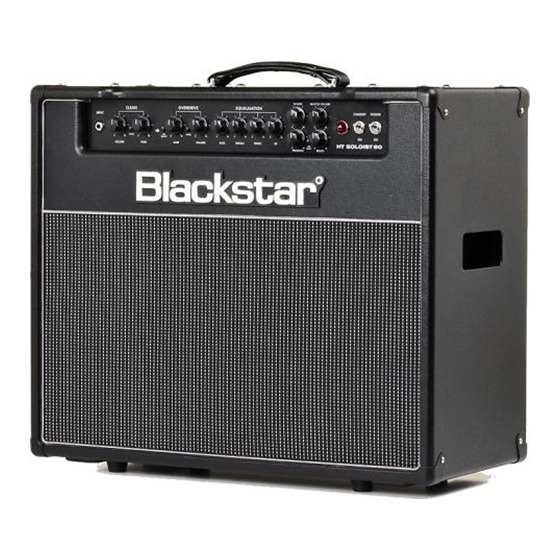 Blackstar HT SOLOIST 60 Owner's Manual