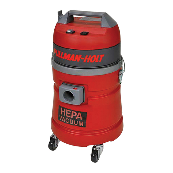 Pullman Holt 45HEPA TT Operation & Care Instructions