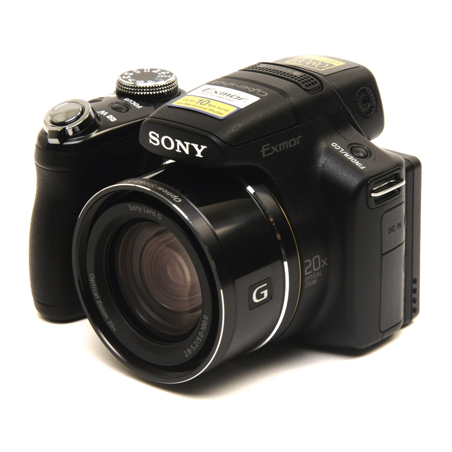 Sony Cyber-shot DSC-HX1 Specifications