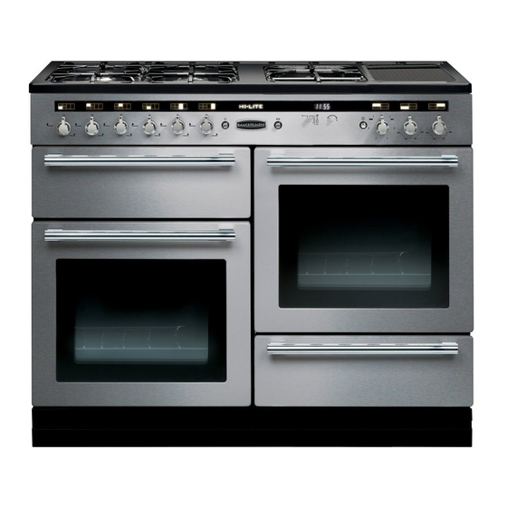 Rangemaster Hi-LITE 110 User's Manual & Installation Instructions