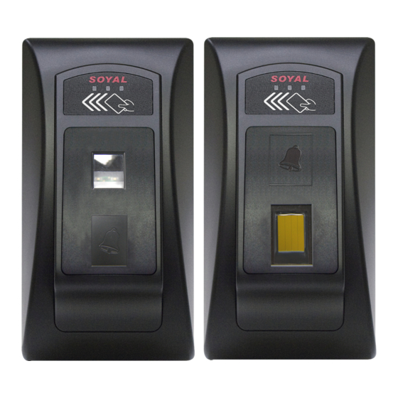 Soyal AR-881EF Instruction Manual