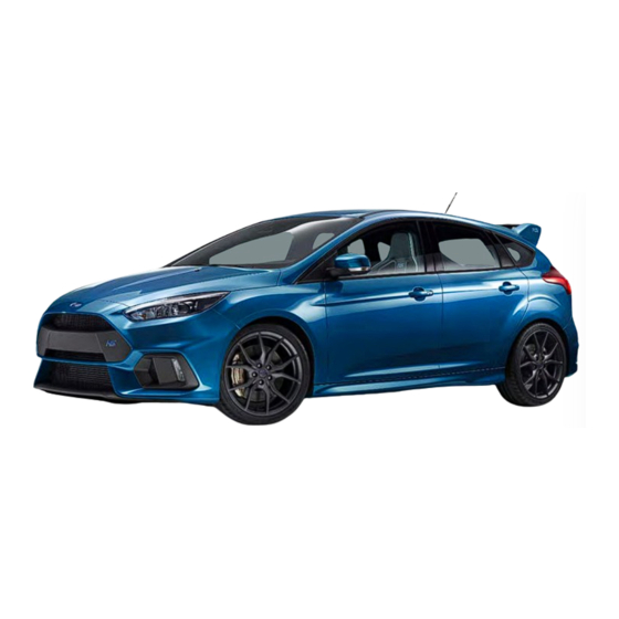 Ford Focus RS 2016 Technical Service Training