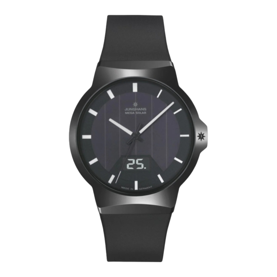Junghans J615.84 User Manual