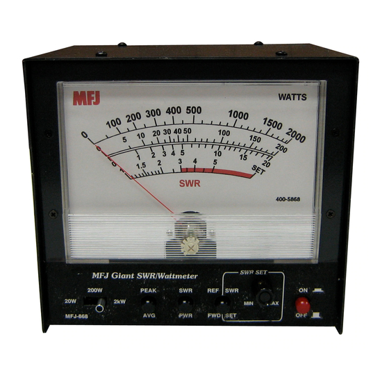 MFJ -868B Manual