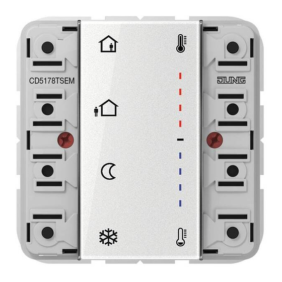 Jung KNX 5178TSM-01 Series Operating Instructions Manual