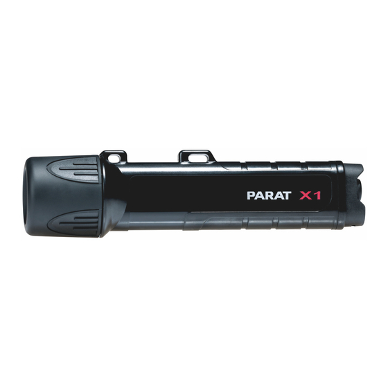 Parat X-TREME X1 Operating Instructions And Important Notes