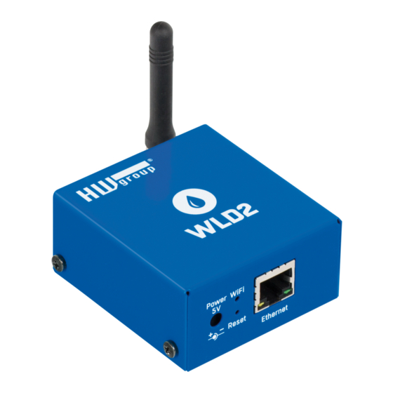 HW Group WLD2 User Manual
