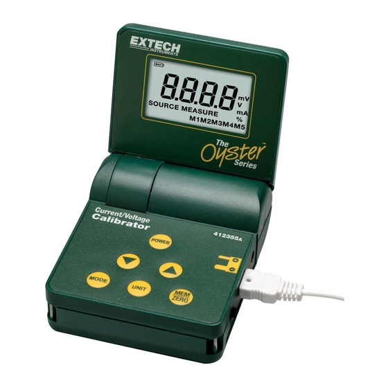 Extech Instruments 412355A User Manual