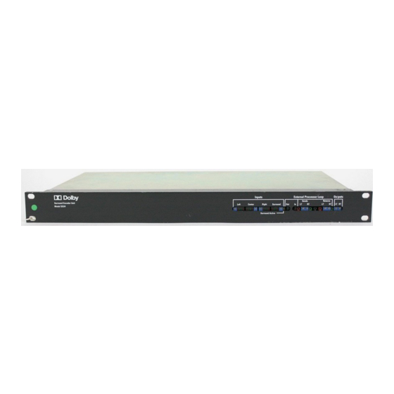 Dolby Laboratories SEU4 Manual