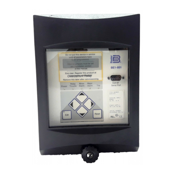 Basler BE1-GPS Application Manual