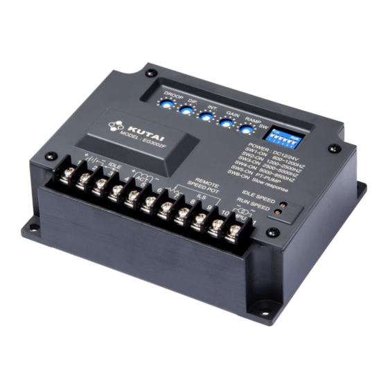 Kutai electronics EG3002F User Manual