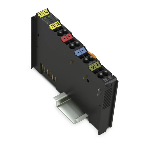 WAGO I/O-SYSTEM 750 XTR Manual