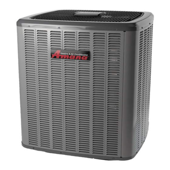 Amana ASX 18 Series Technical Manual