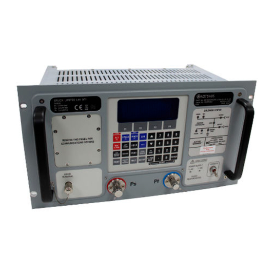 Druck ADTS405MK2 Safety And Installation Manual