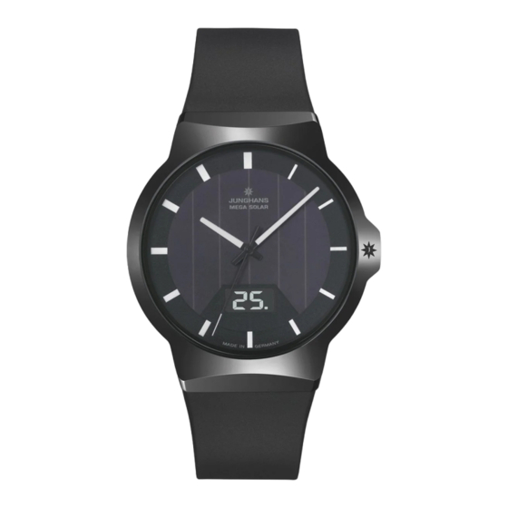Junghans J615.84 Quick Start Manual