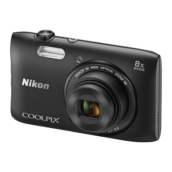 Nikon Coolpix S3600 Quick Start Manual