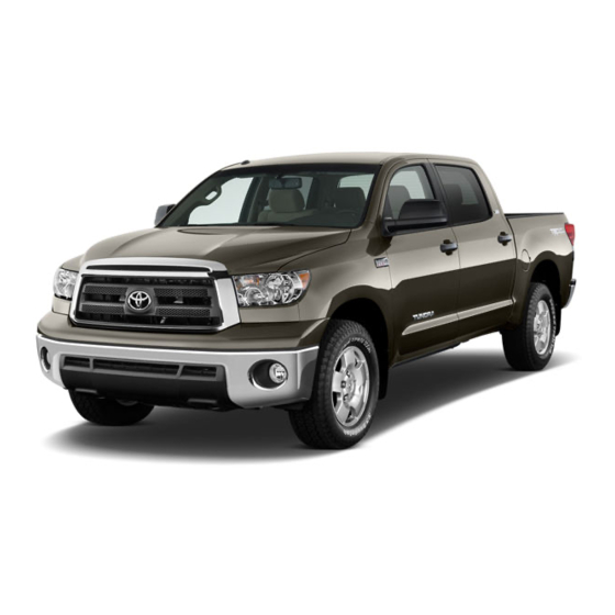 Toyota Tundra Quick Reference Manual