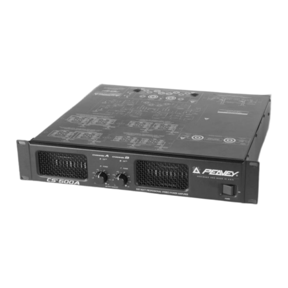 Peavey 80304543 Operating Manual