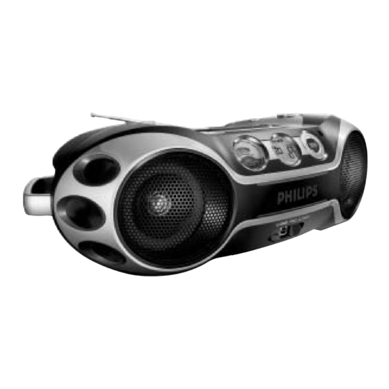 Philips AZ2538 User Manual