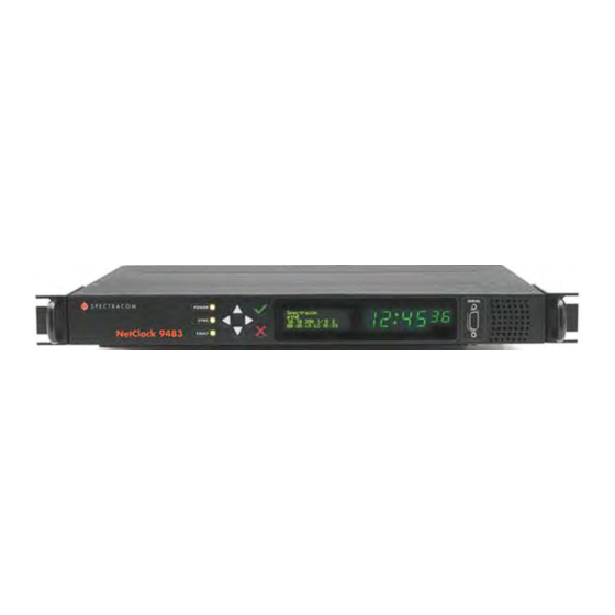 Spectracom NetClock 9483 Installation Manual