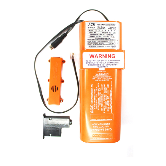 ACK! E-04 User's Installation And Operation Manual