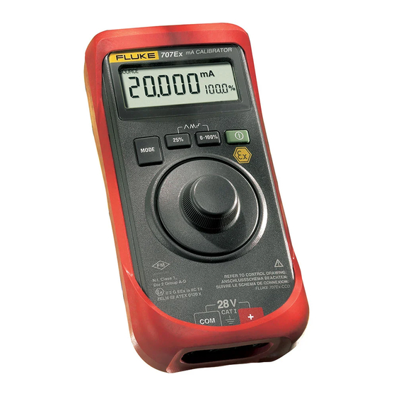 Fluke 707Ex Calibration Information Manual