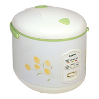 Sanyo ECJN55W - 5 1/2 Cup Electronic Rice Cooker Instruction Manual