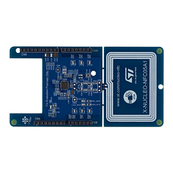 ST X-NUCLEO-NFC05A1 Quick Start Manual