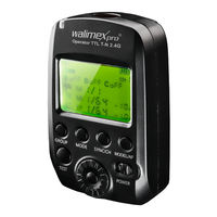 Walimex Pro Operator TTL T-N Instruction Manual